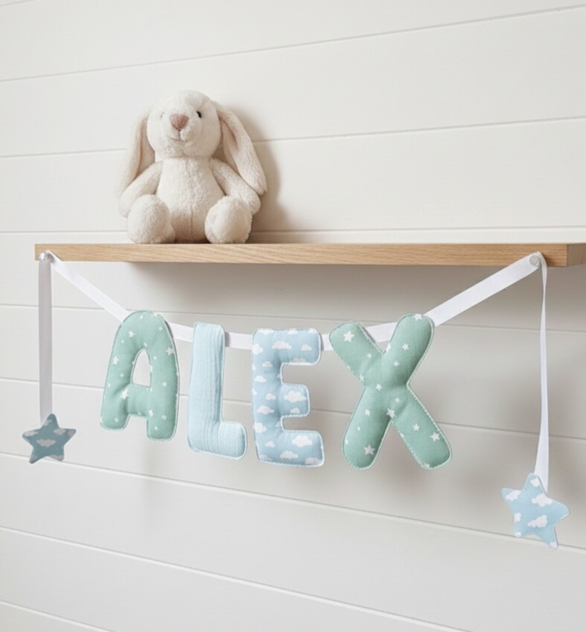 Guirnalda personalizada nombre, letras grandes - 1