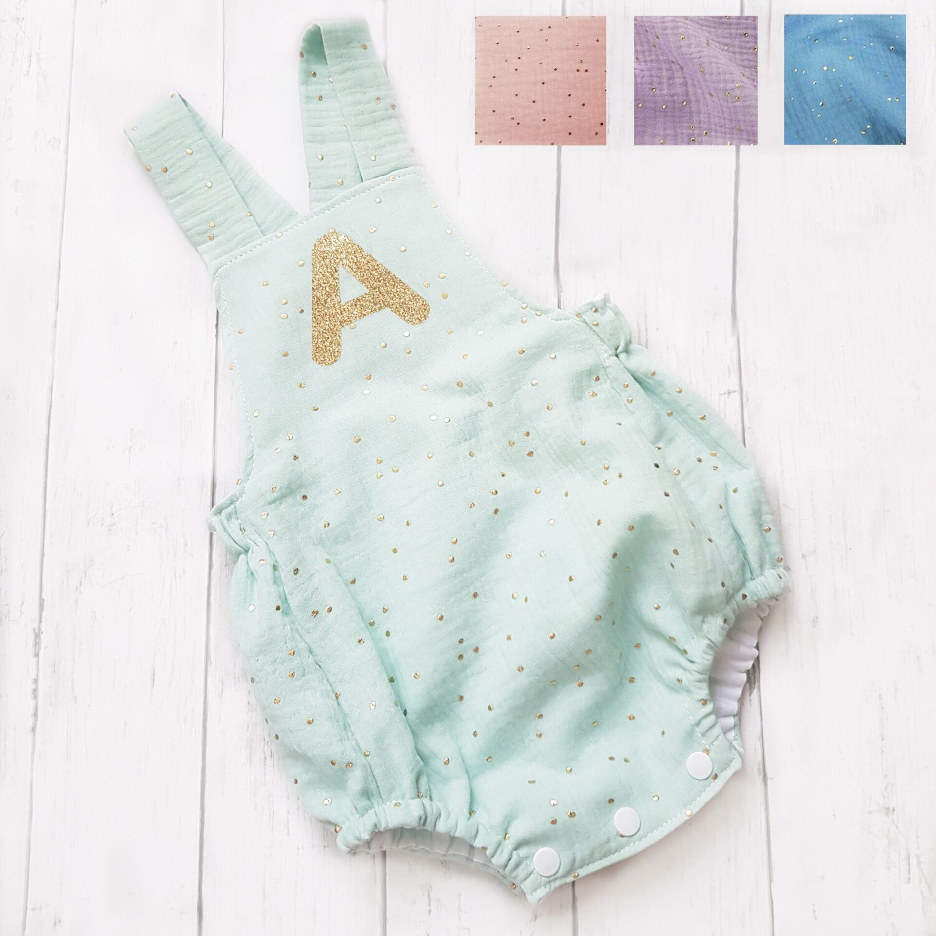 Peto muselina personalizado, varios colores - 1
