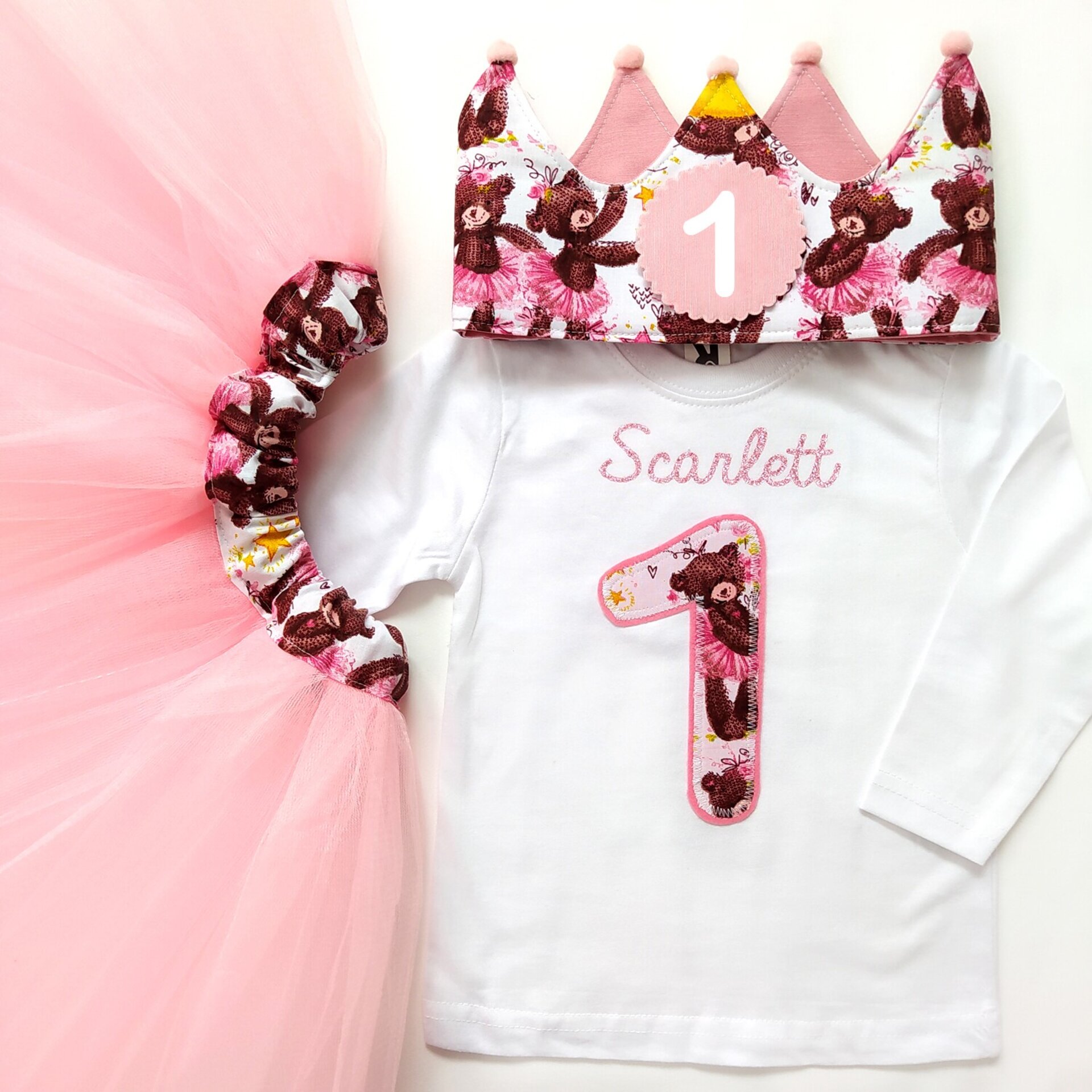 Conjunto cumpleaños 4 NIÑA A MEDIDA Varios estampados - 3