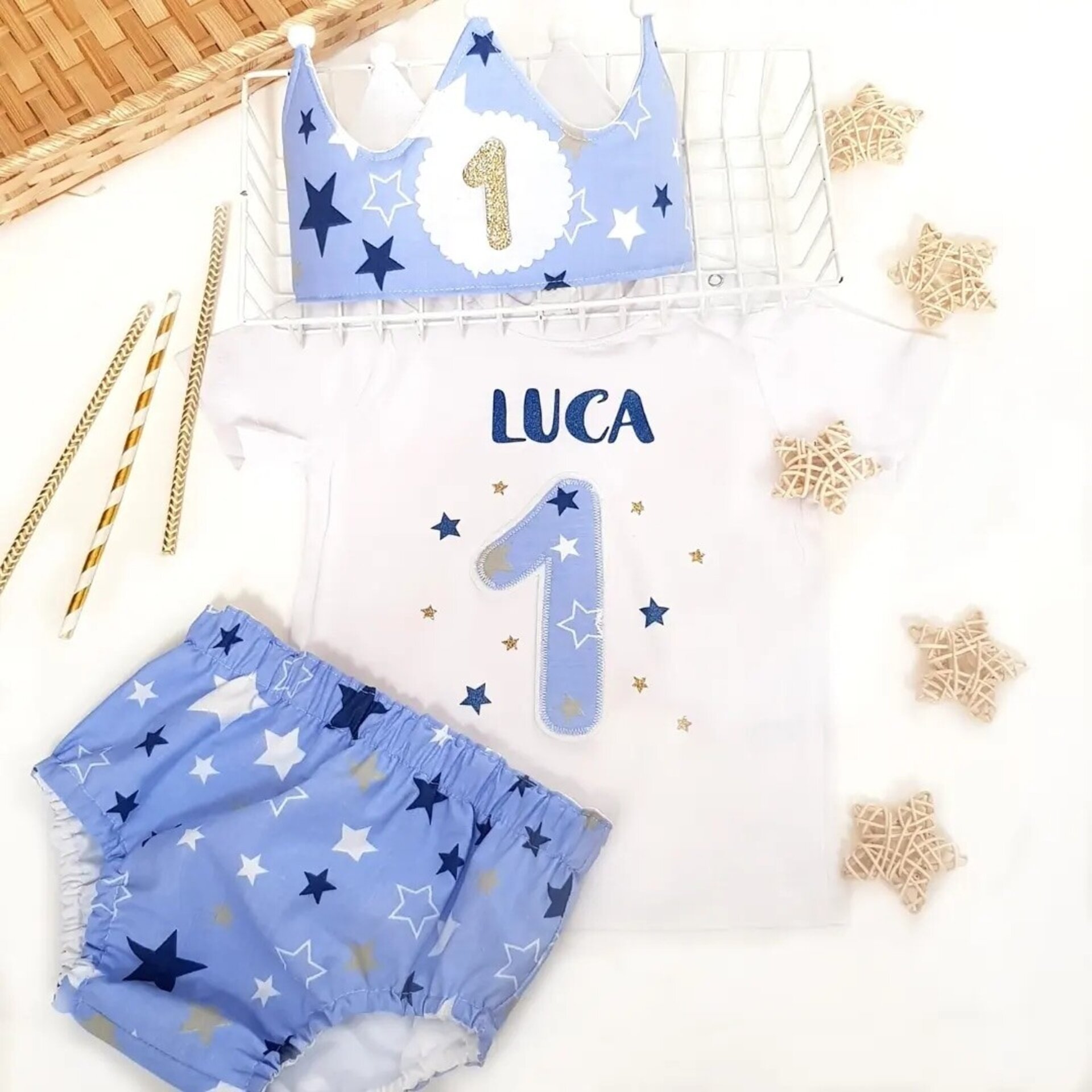 Conjunto cumpleaños 2 NIÑO A MEDIDA Varios estampados - 2