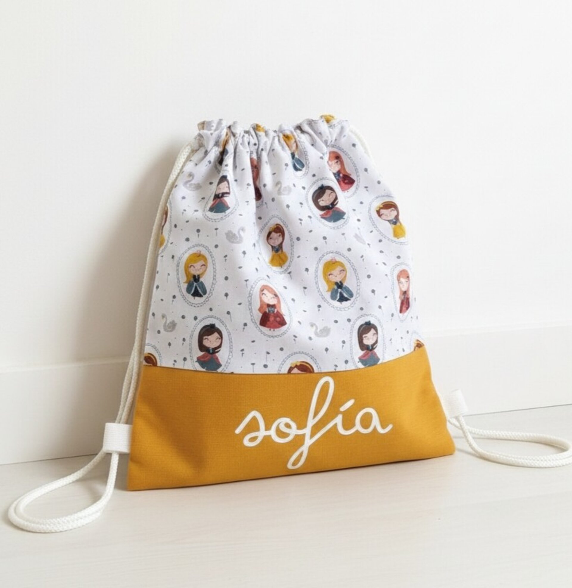 Mochila saco de tela personalizada con el nombre - 2