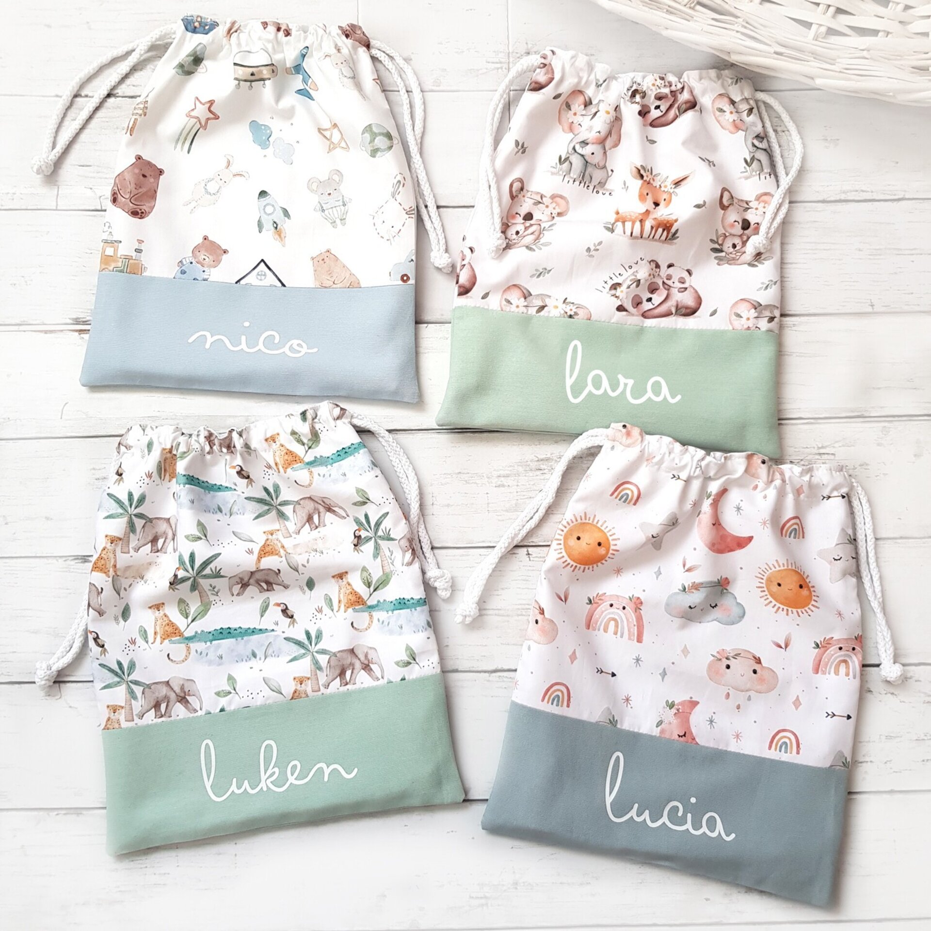 Bolsa de tela personalizada con el nombre - 2