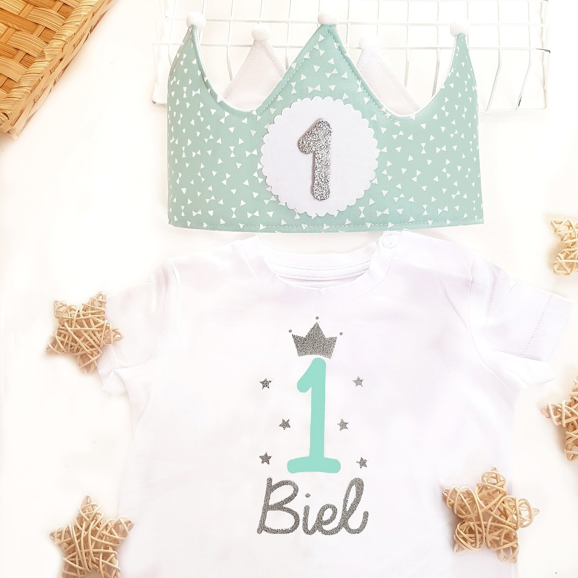 Camiseta cumpleaños Estrellas personalizada Varios colores - 2