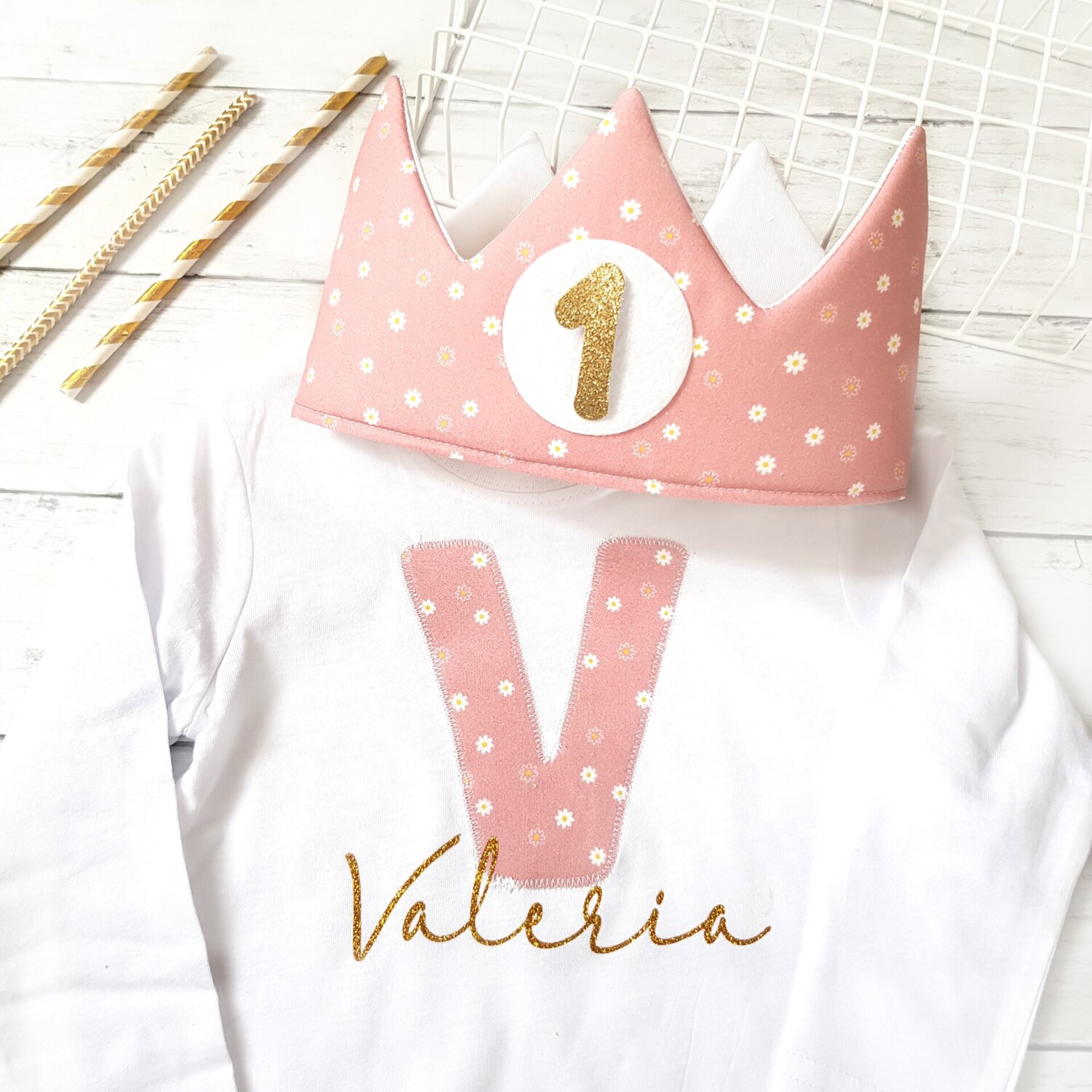 Conjunto cumpleaños 8 Niña A MEDIDA Varios estampados - 1