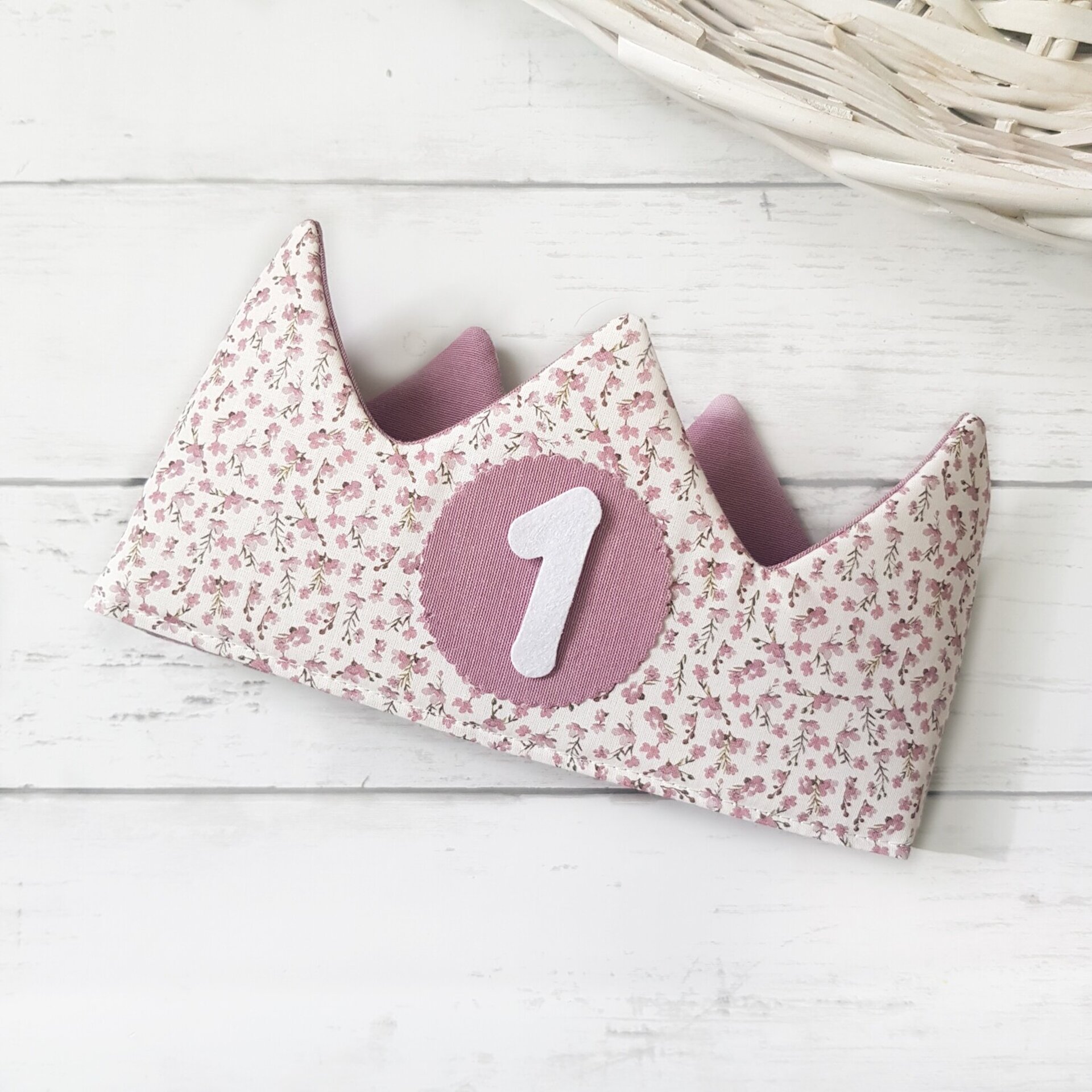 Corona cumpleaños Flores lila, edición limitada - 1