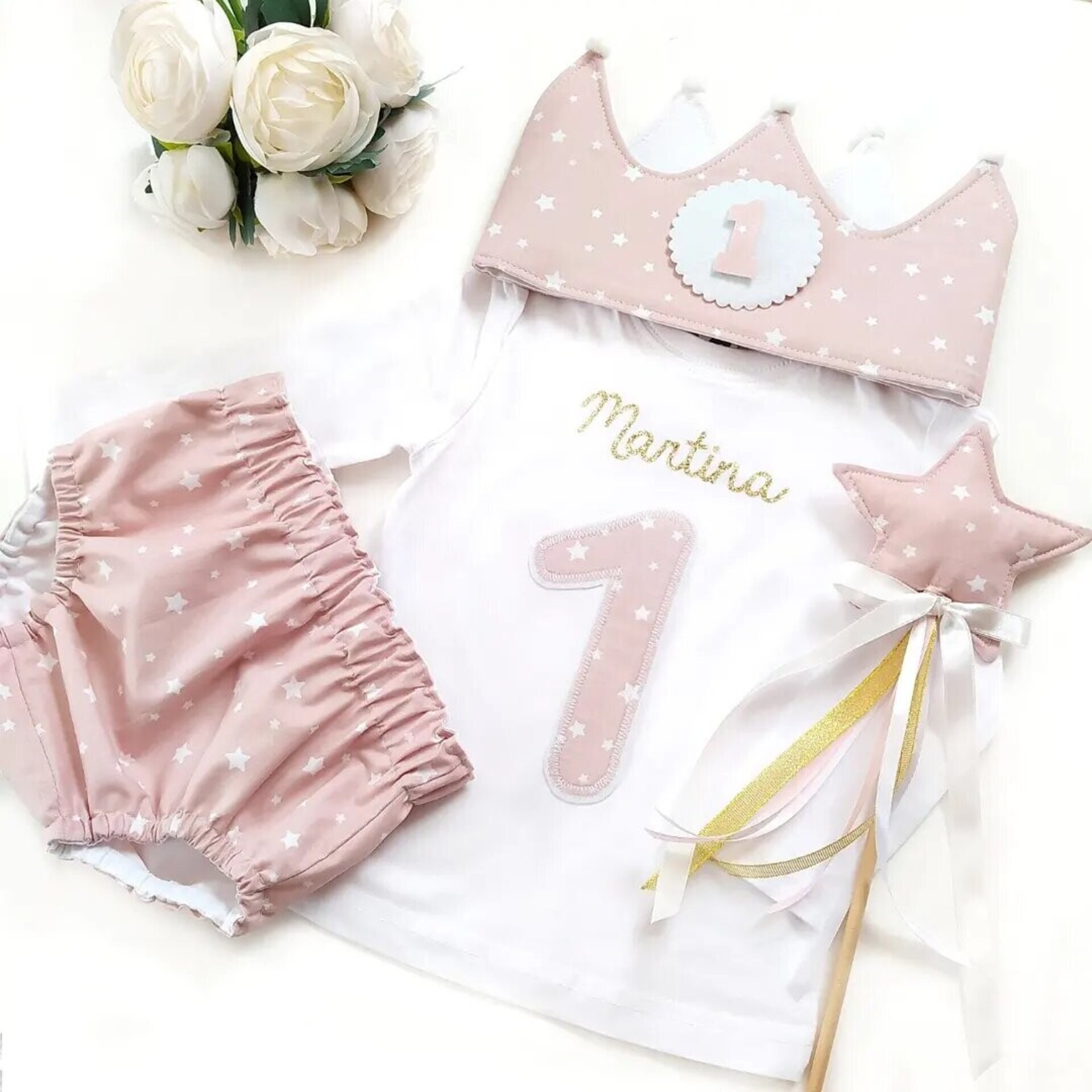 Conjunto cumpleaños 7 NIÑA A MEDIDA Varios estampados - 1
