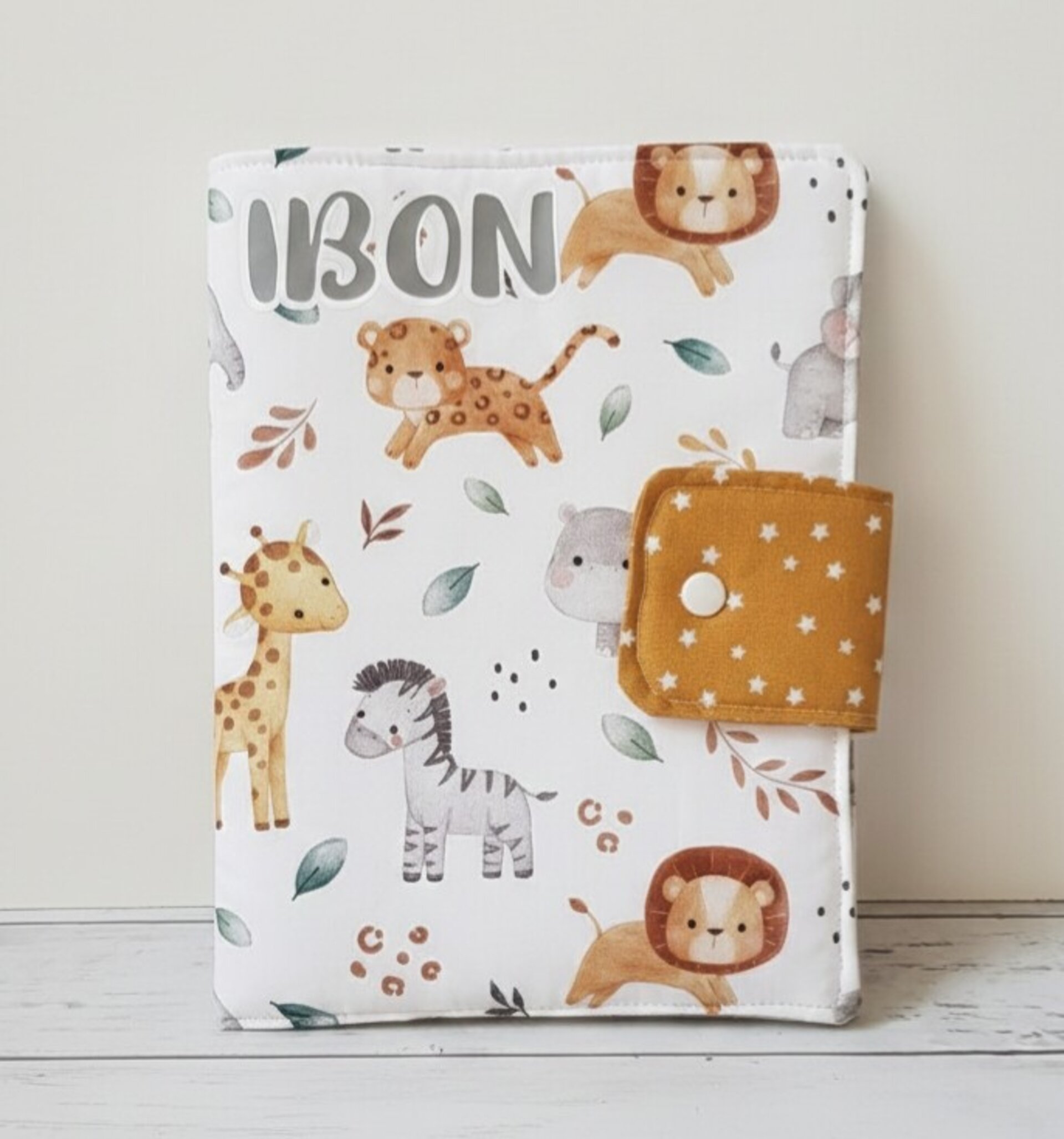 Portadocumentos bebé personalizado con el nombre Selva - 1