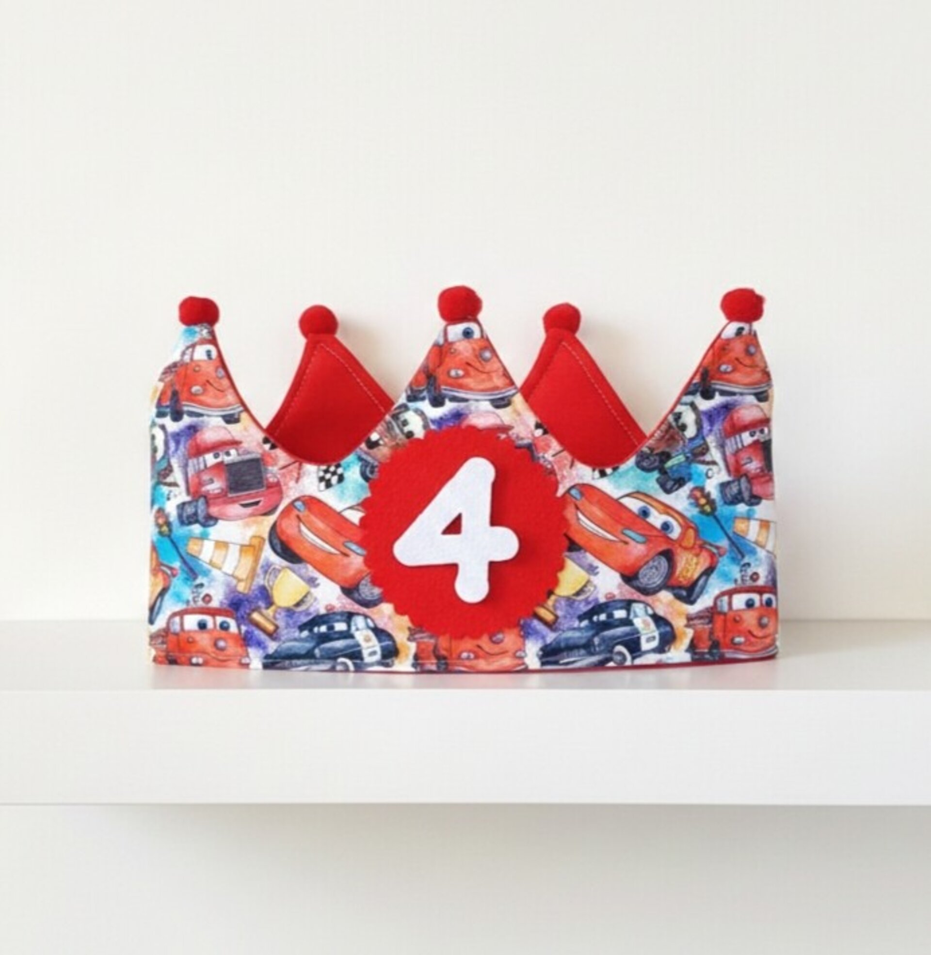 Corona cumpleaños Cars - 1