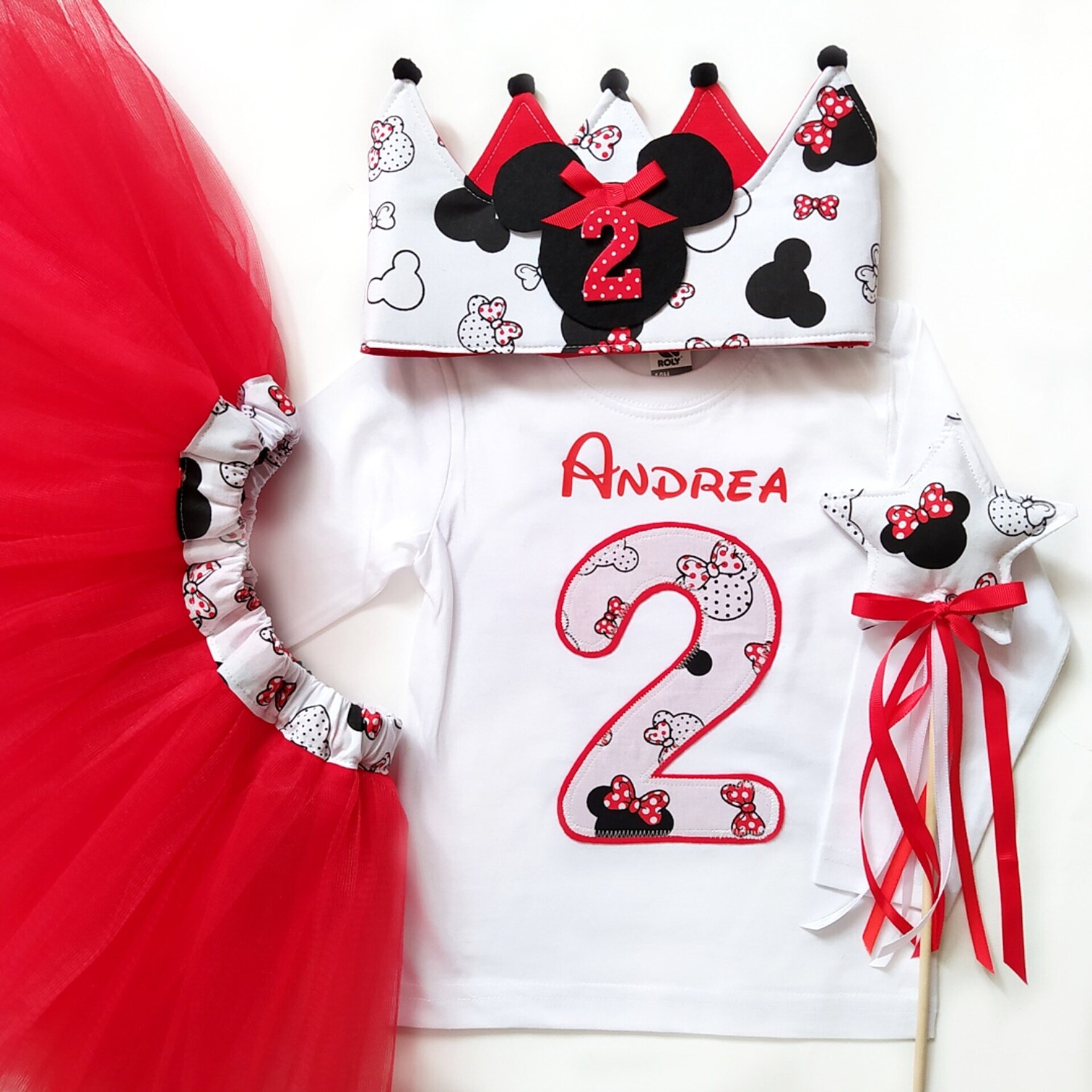 Conjunto cumpleaños 5 NIÑA A MEDIDA Varios estampados - 1
