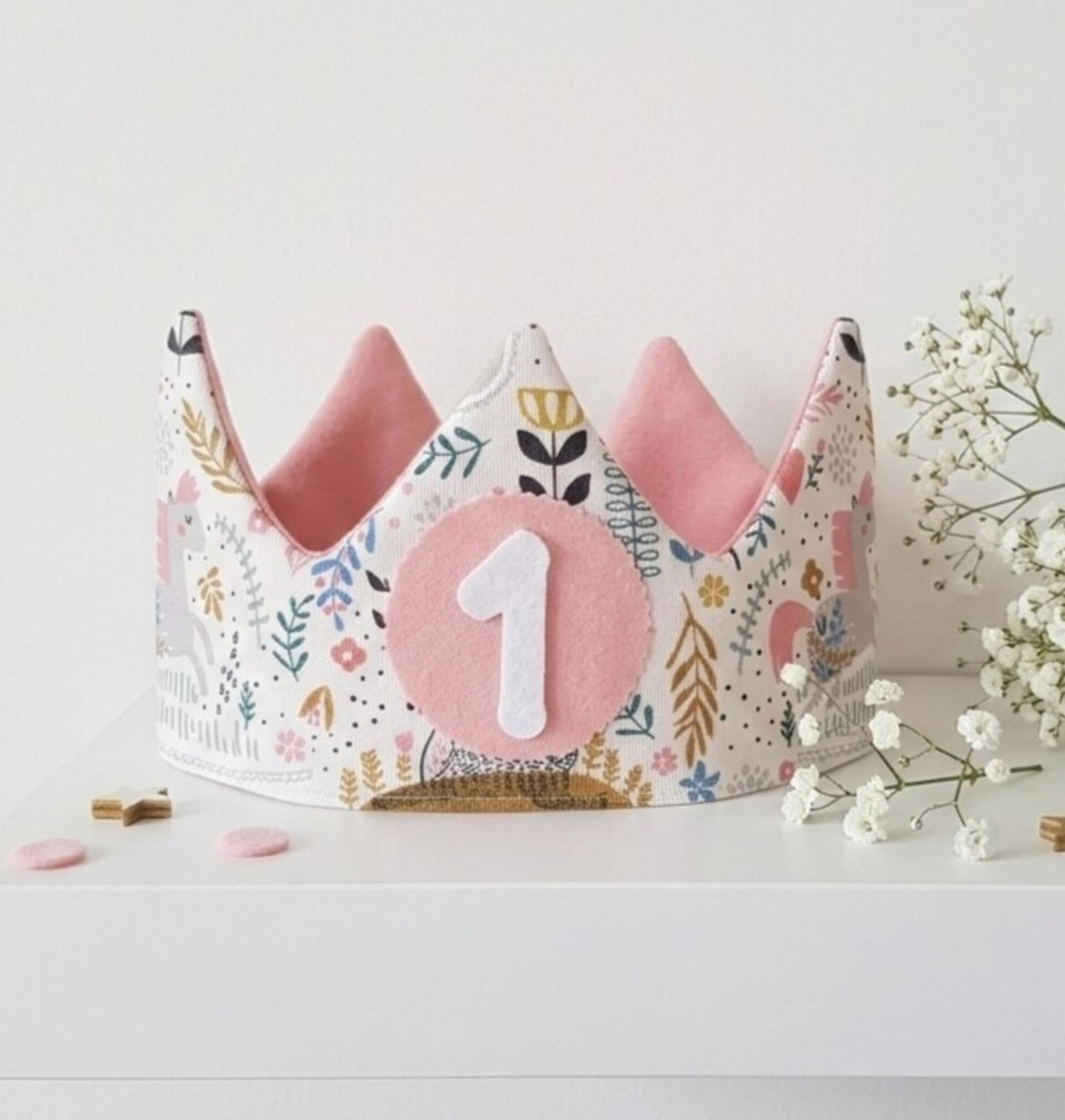 Corona cumpleaños Unicornios - 1