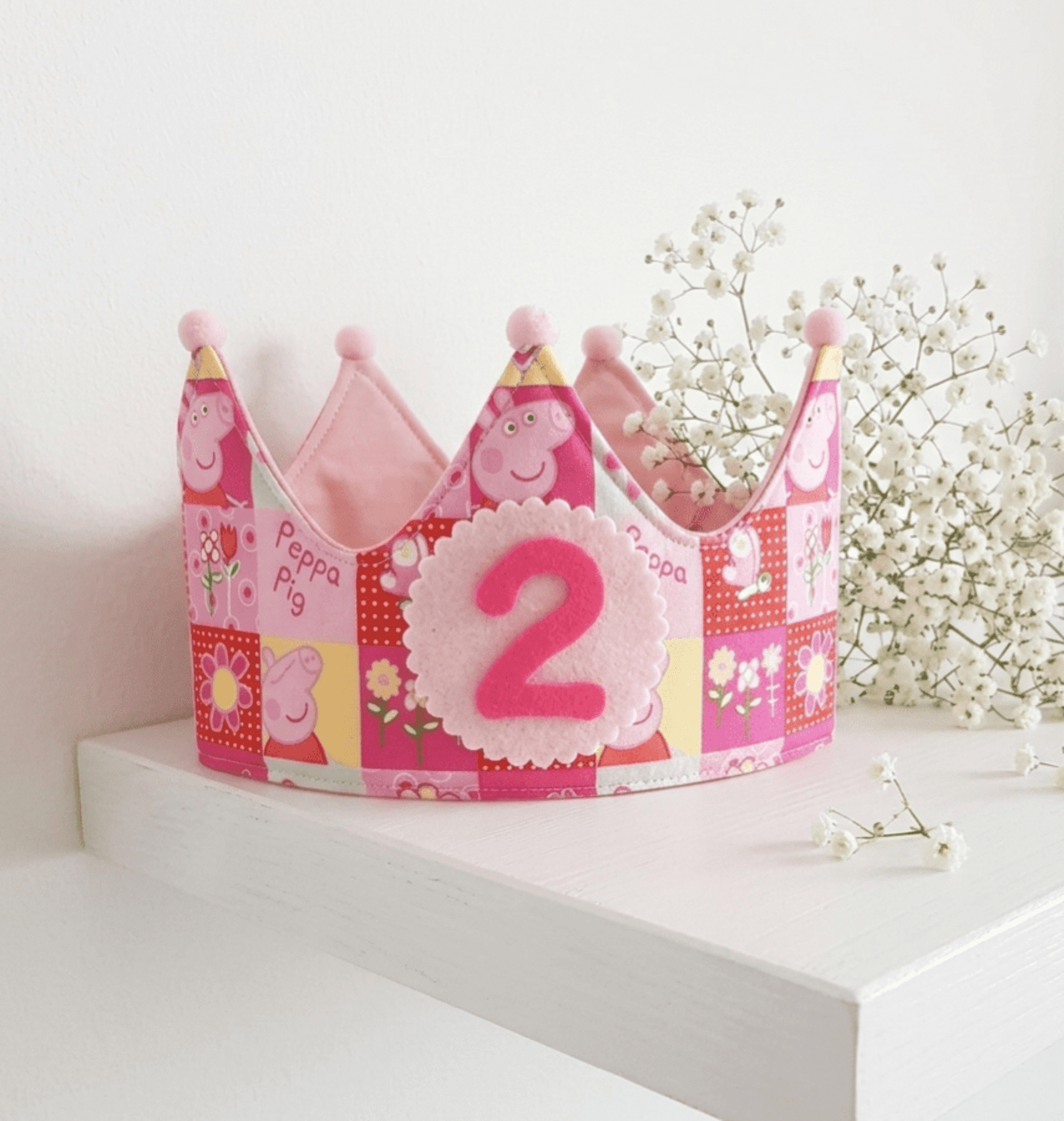 Corona cumpleaños Peppa Pig - 1