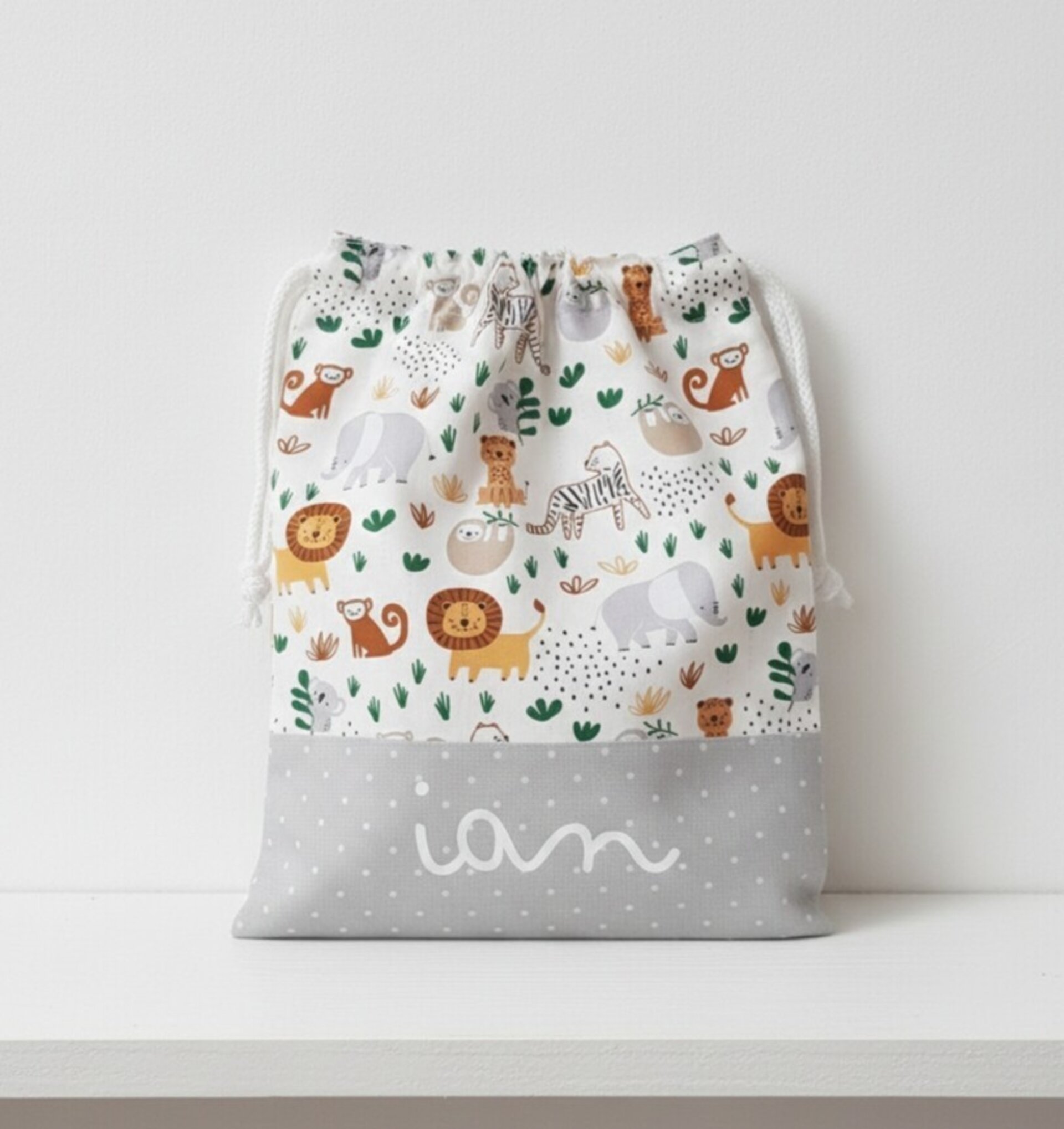 Bolsa de tela Animales de la selva - 1