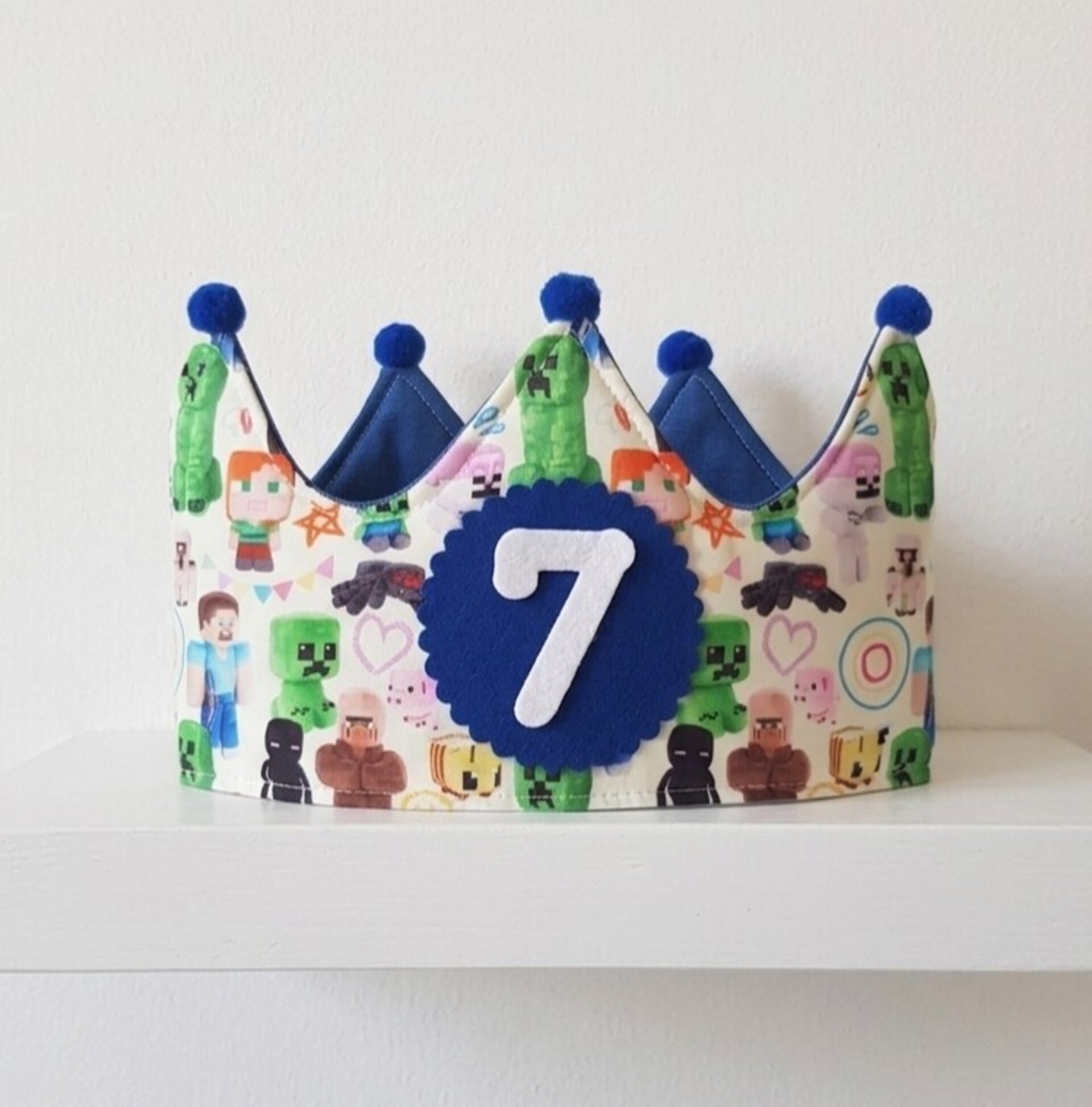 Corona cumpleaños Minecraft, edición limitada - 1