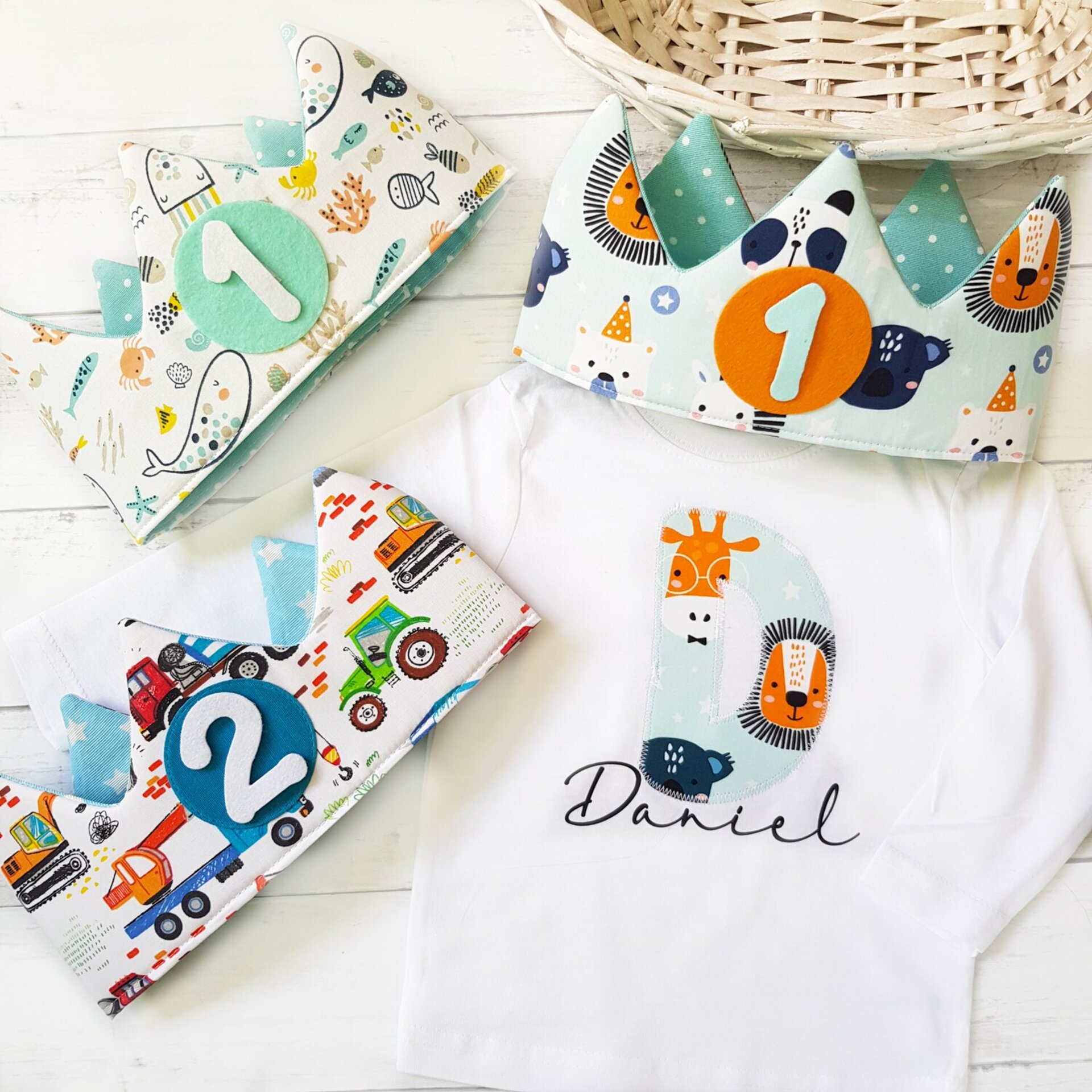 Conjunto cumpleaños 8  A MEDIDA Varios estampados - 1