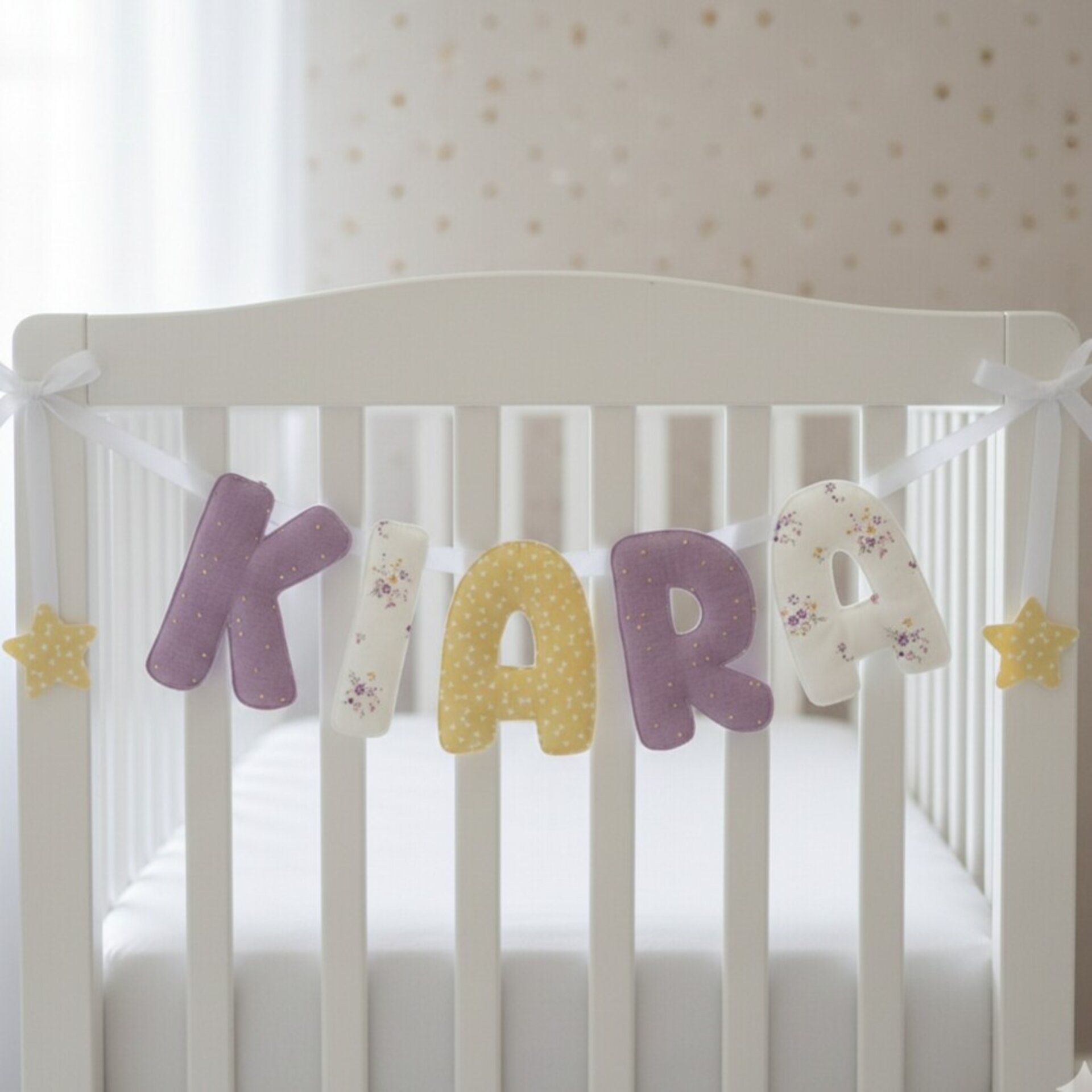 Guirnalda de letras de tela personalizada - 1