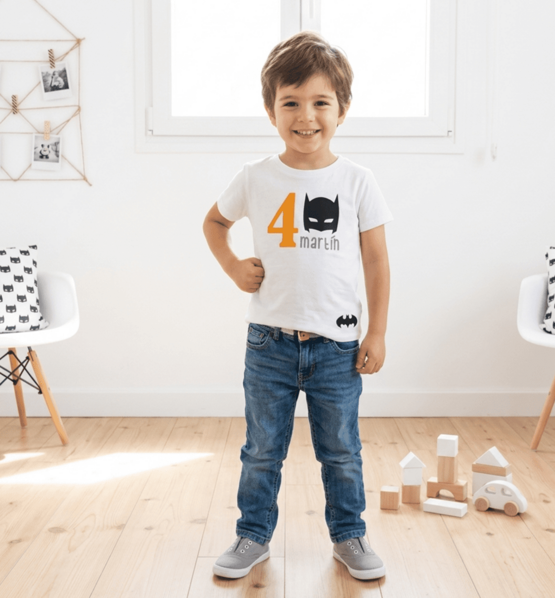 Camiseta cumpleaños Batman personalizada - 2