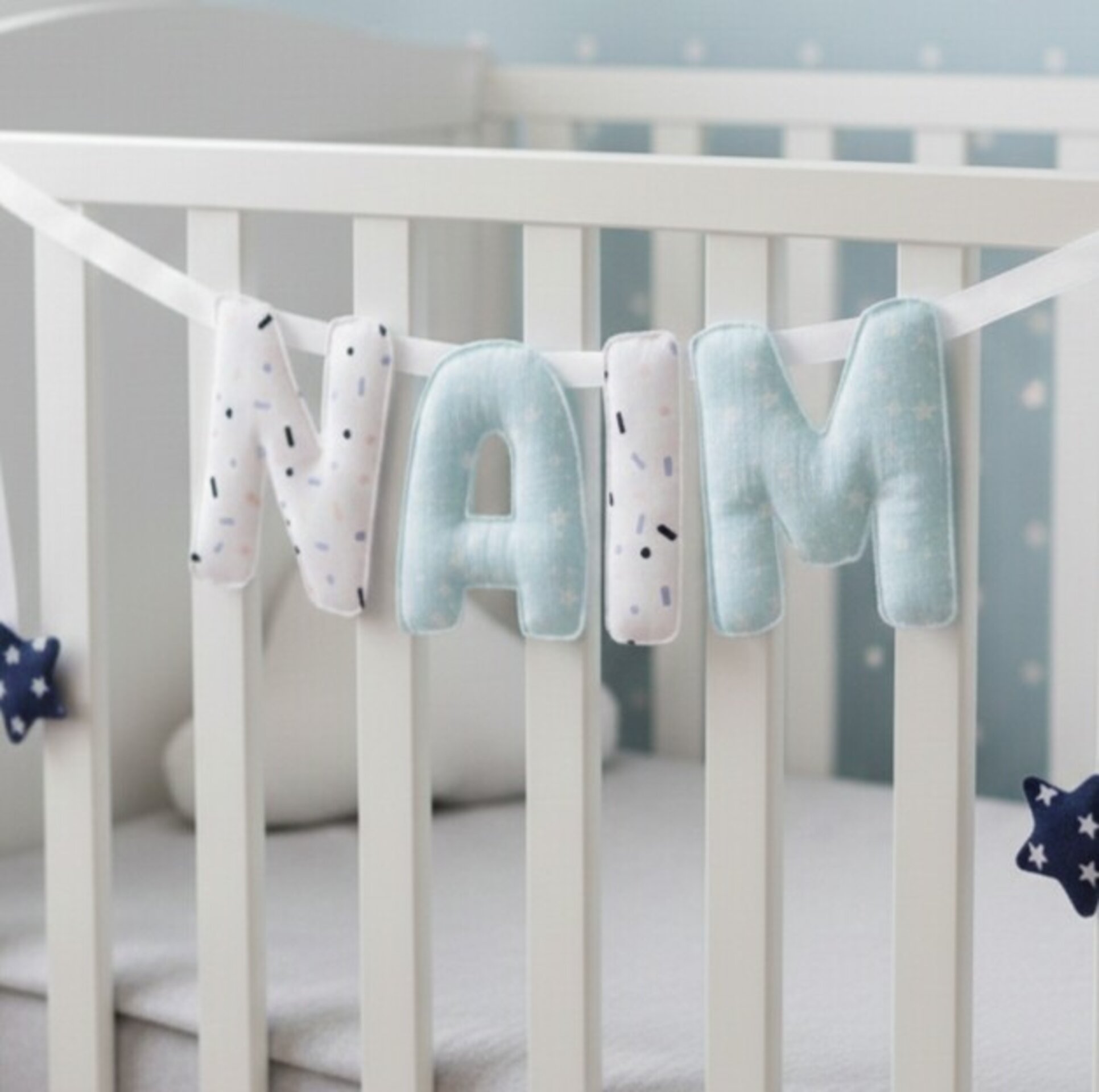 Guirnalda de letras de tela personalizada - 1