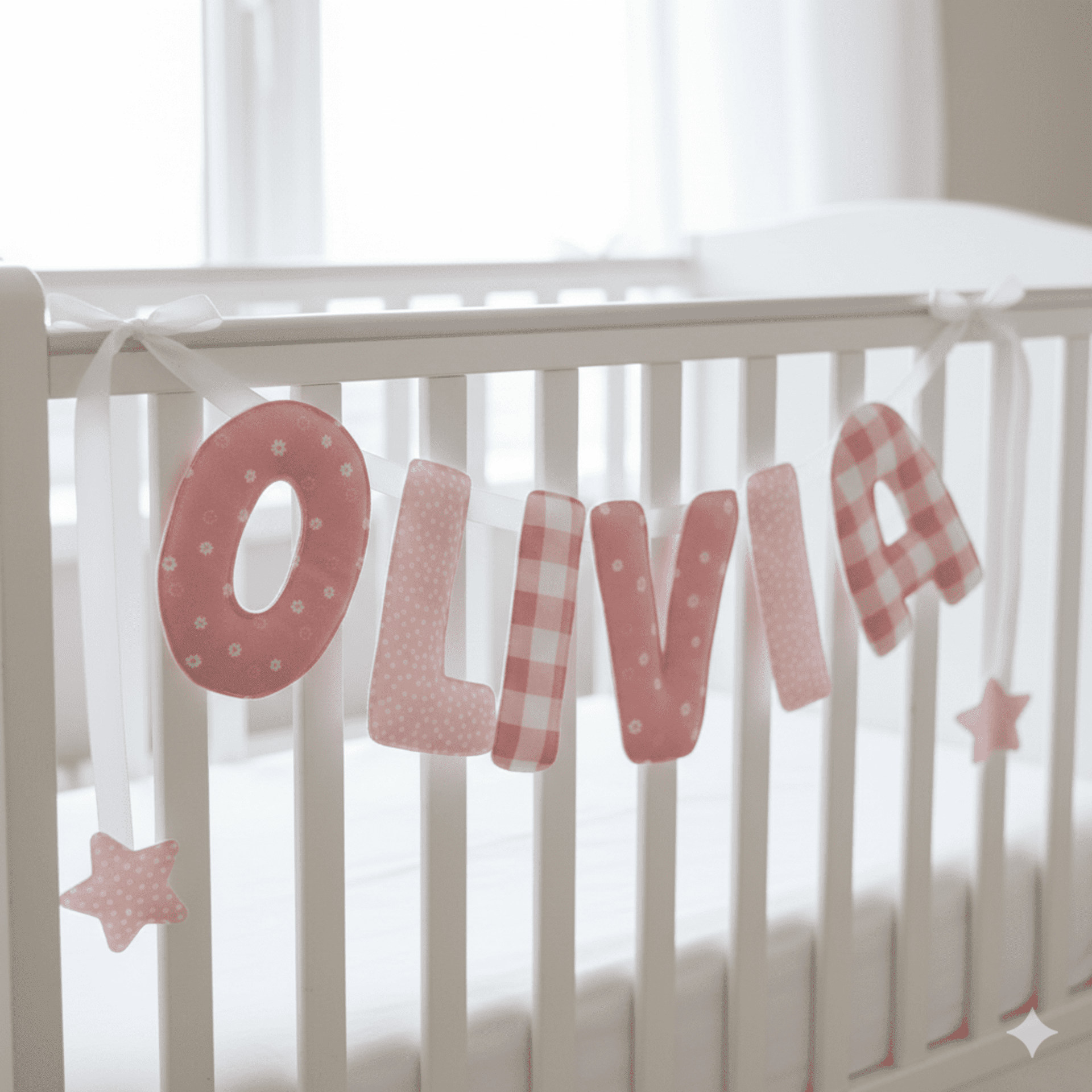 Guirnalda personalizada nombre, letras grandes - 1