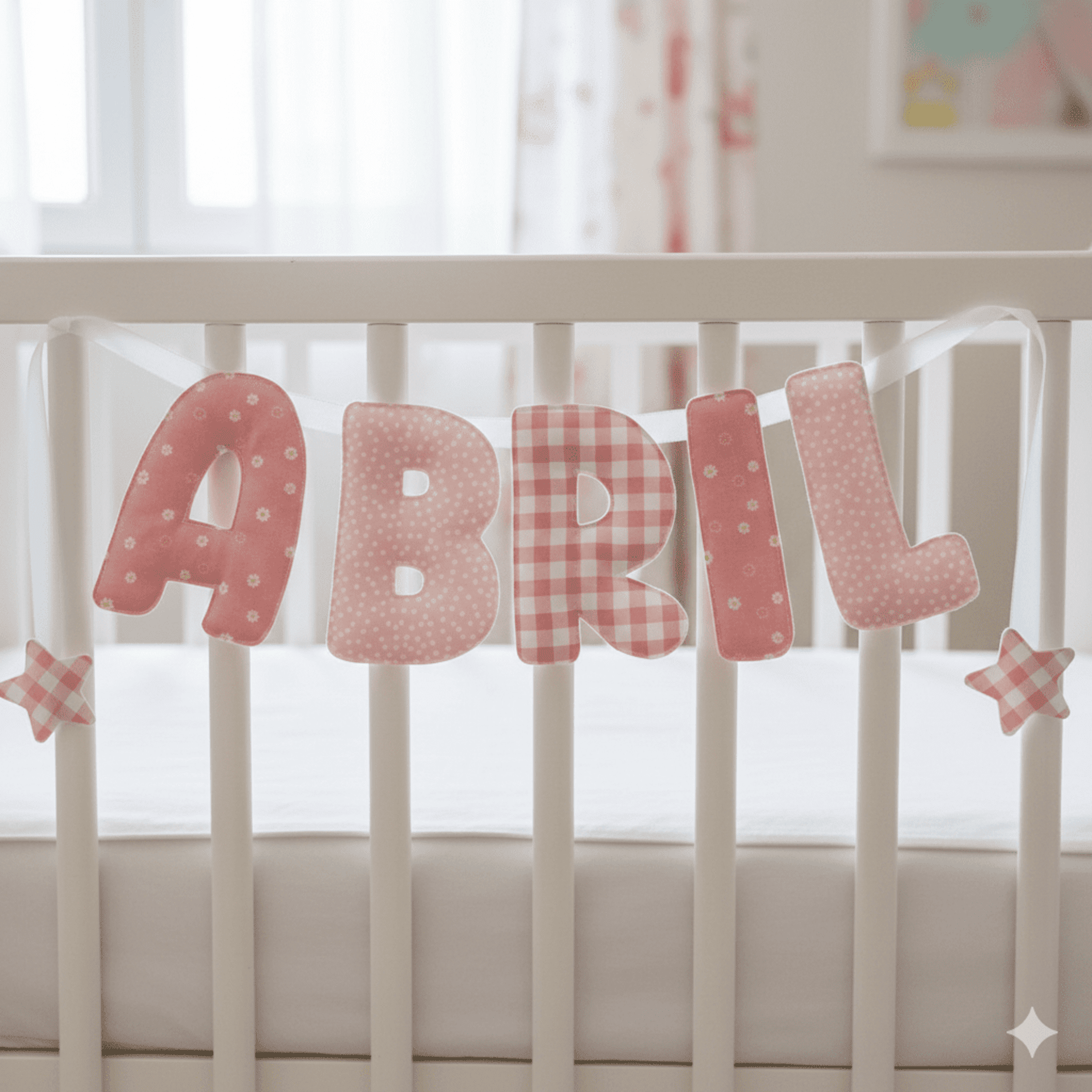 Guirnalda personalizada nombre, letras grandes - 1