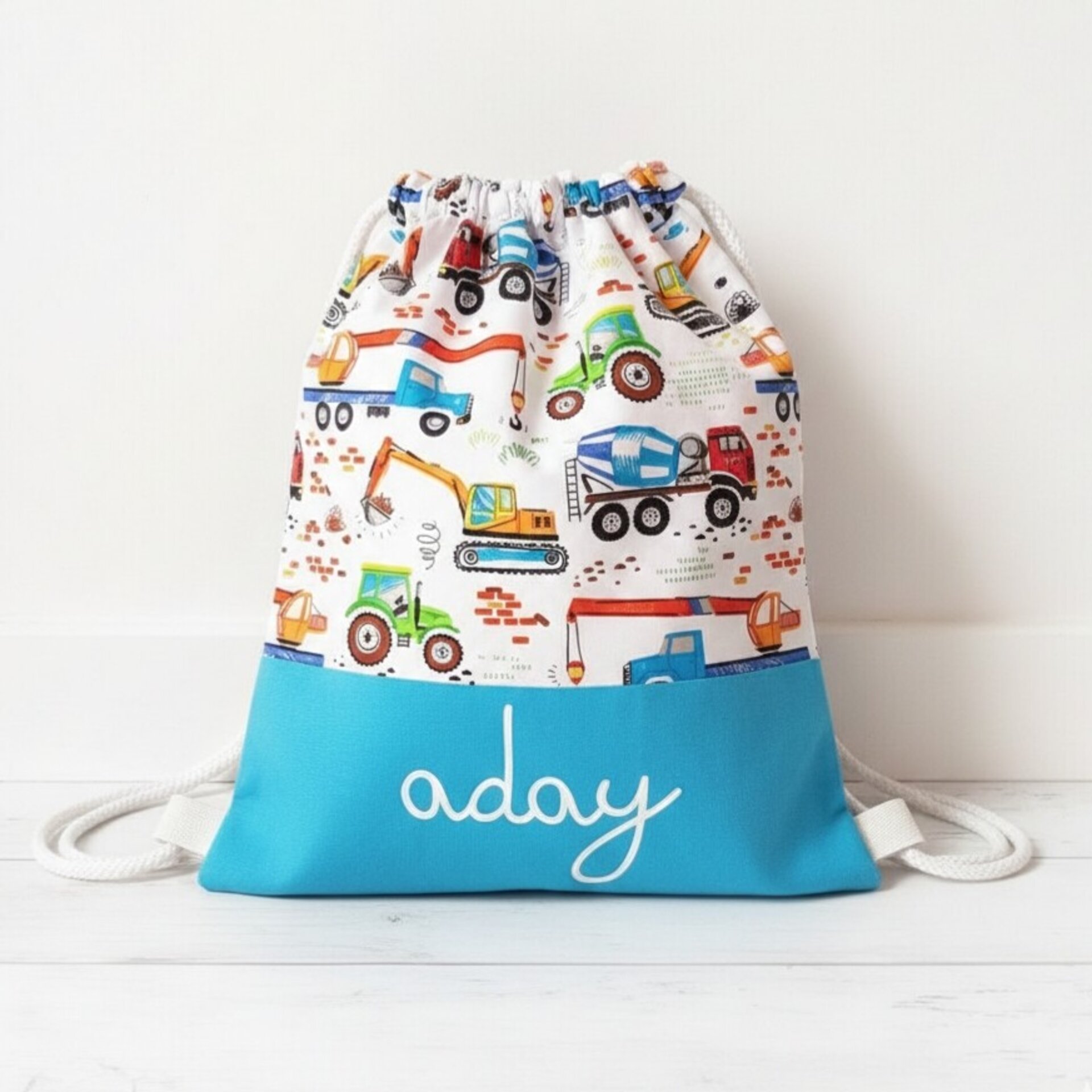 Mochila saco de tela personalizada con el nombre - 1