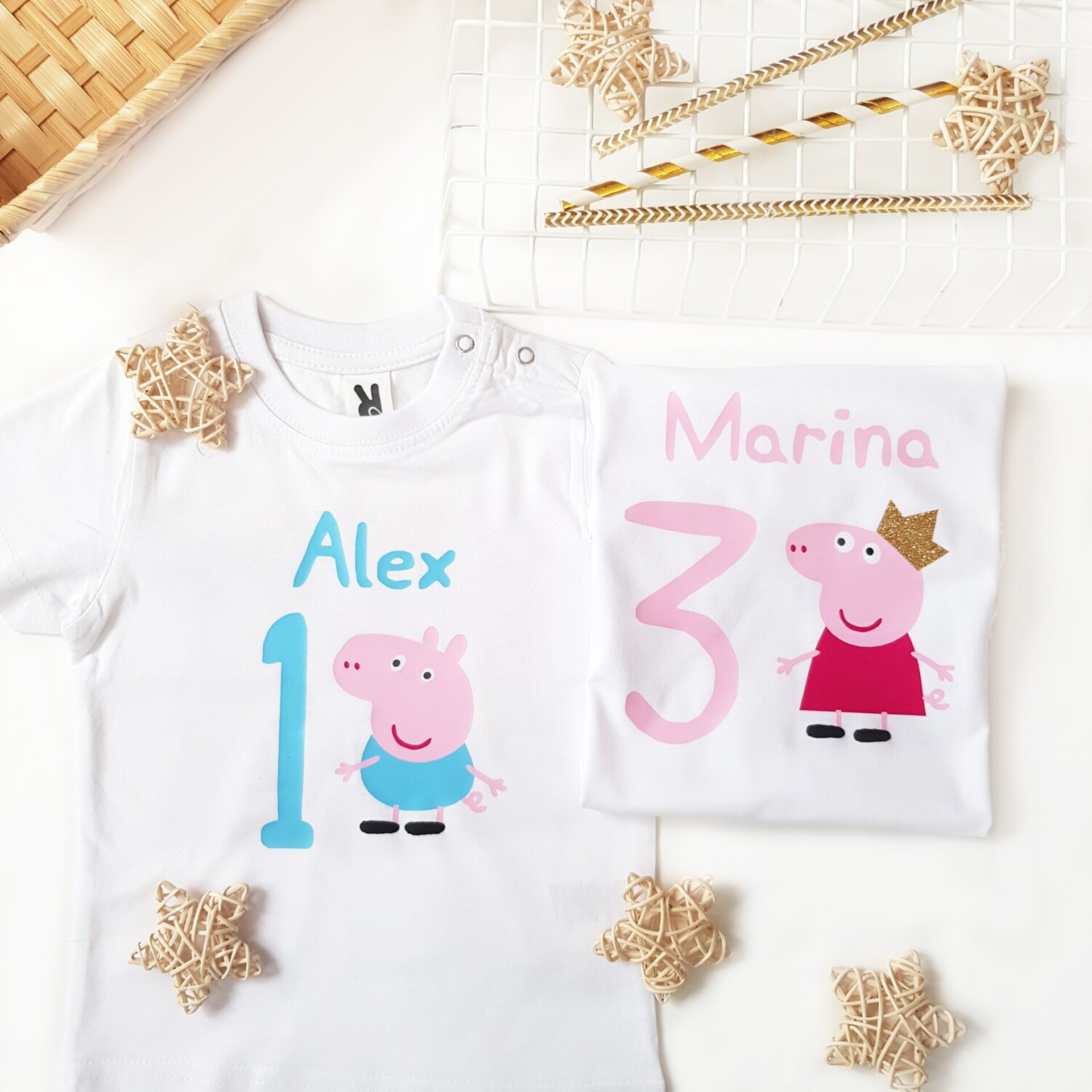 Camisetas personalizadas de peppa pig deals