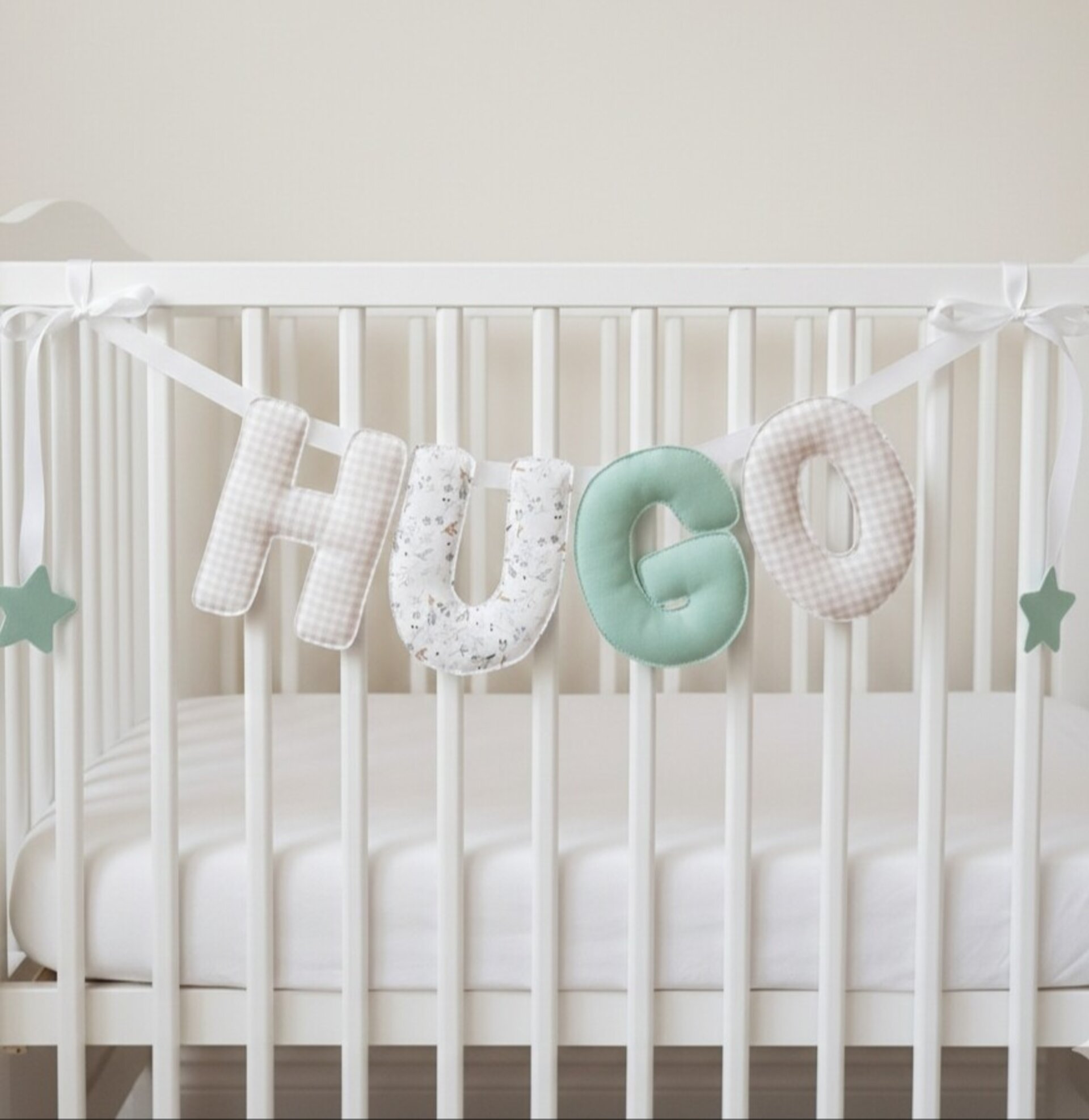 Guirnalda personalizada nombre, letras grandes - 1