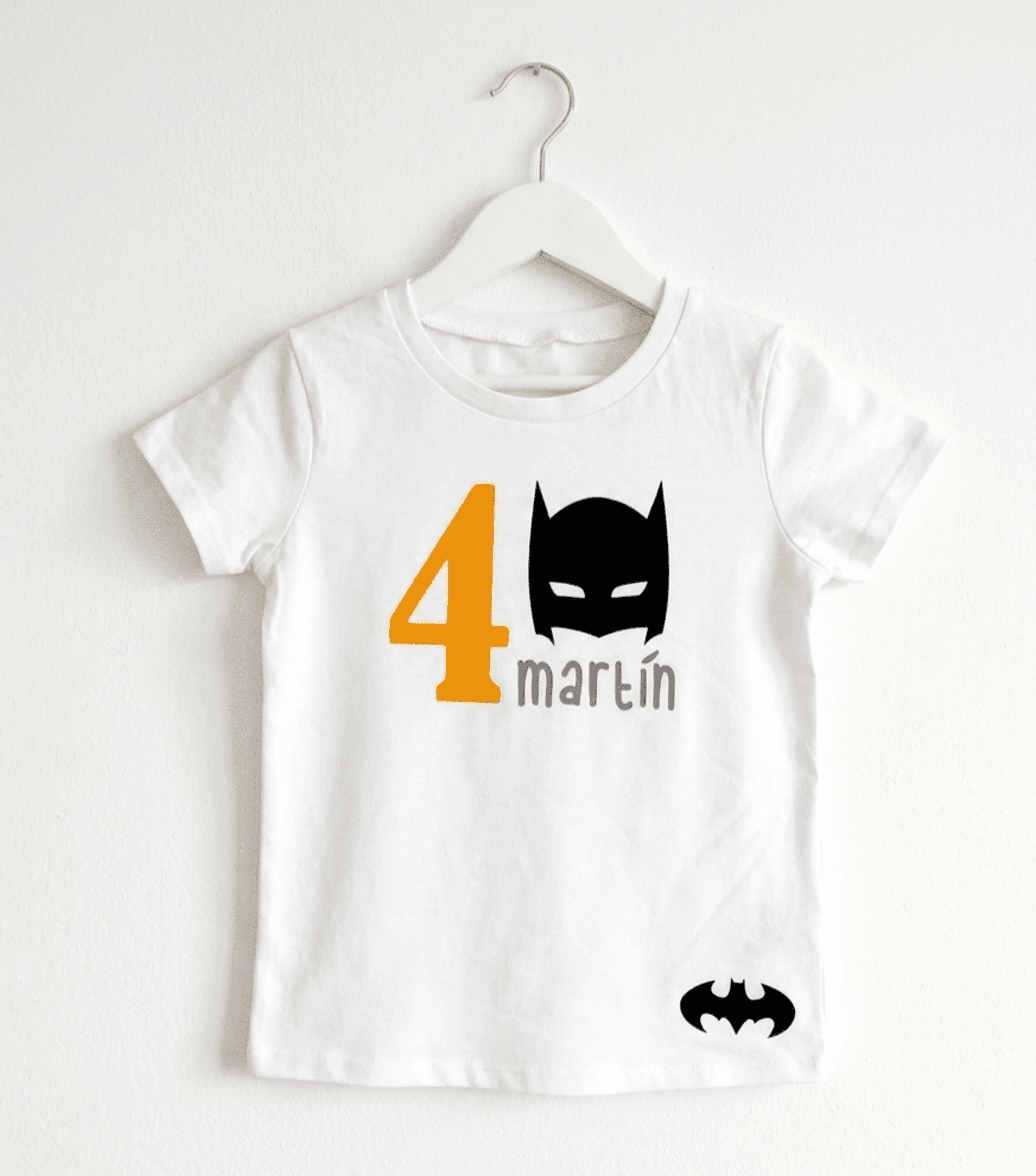 Camiseta cumpleaños Batman personalizada - 1
